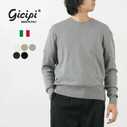 GICIPI / Lupo Crew Neck Relaxed Fit Knit Sewn