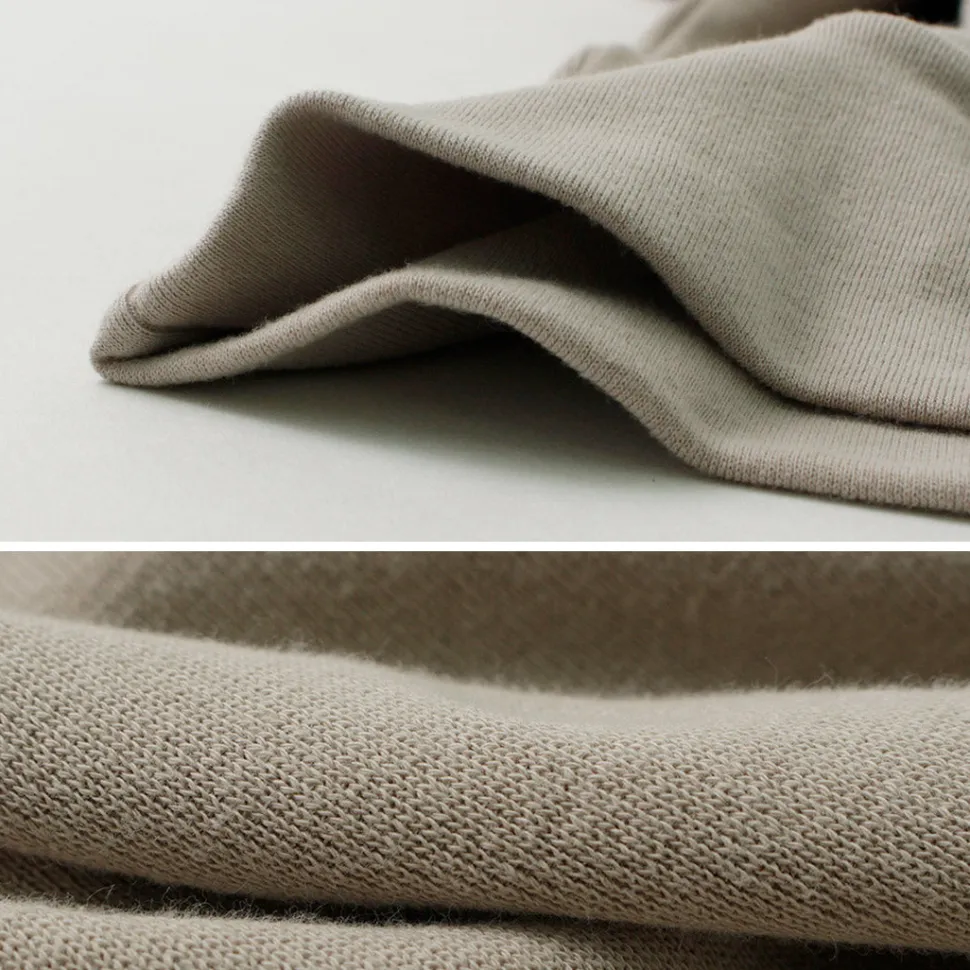 GICIPI / SCIMMIA Mockneck Ribbed Long Sleeve Milano Rib Knit Sewn