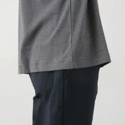 GICIPI / VONGOLA Mock Neck Relaxed Fit Milled T-Shirt