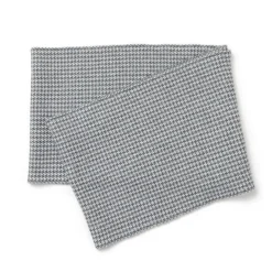 GILBERT WILSON OF HA / Staggered Check Merino Wool Snood