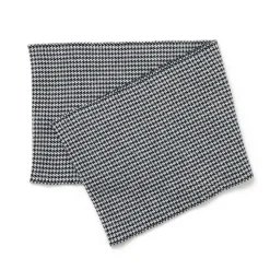 GILBERT WILSON OF HA / Staggered Check Merino Wool Snood