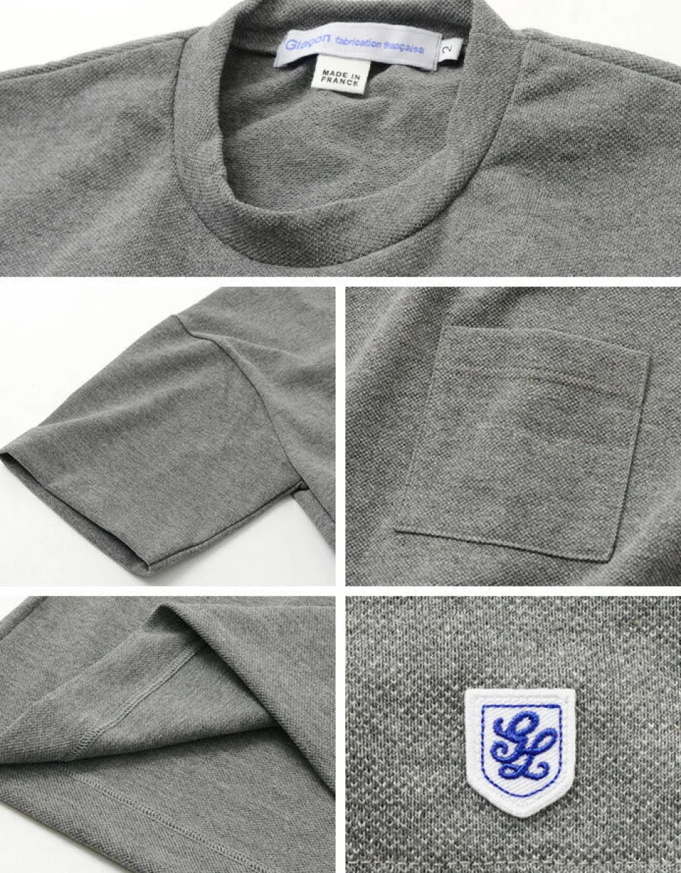 GLACON / T/C Pique Big T-Shirt