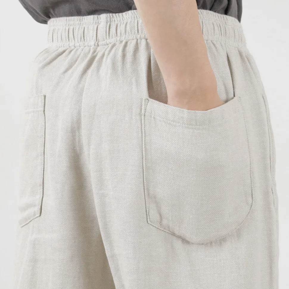 GOHEMP / Greenhill Pants Hemp Cotton Broken Twill