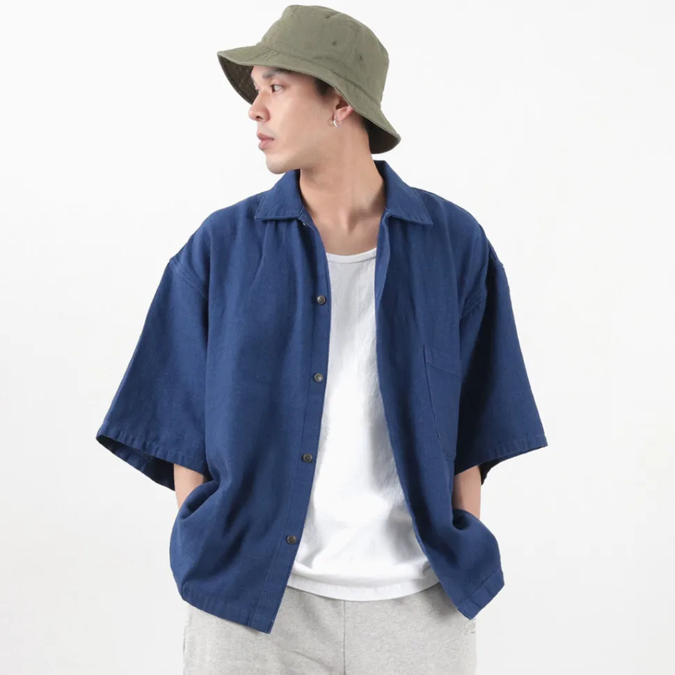 GOHEMP / Greenhill Shirt Hemp Cotton Broken Twill