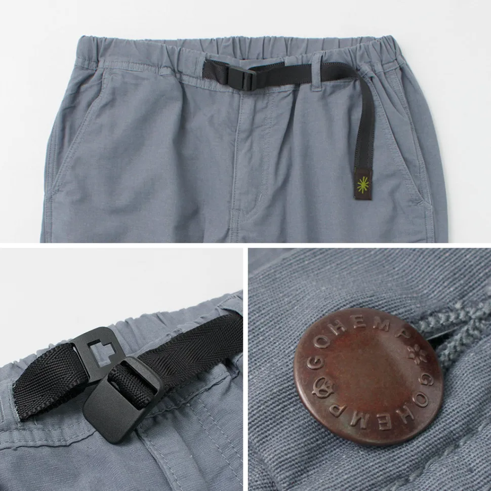 GOHEMP / HEMP UTILITY BASIC PANTS