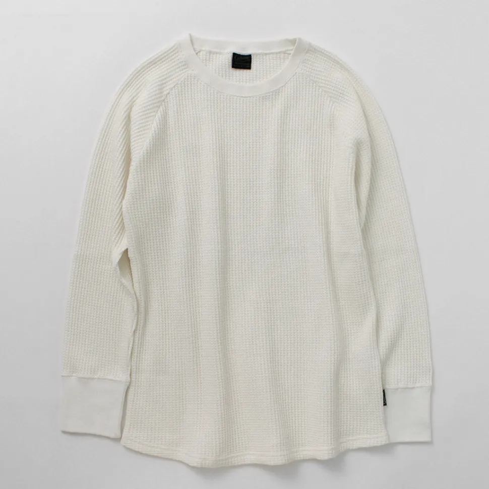 GOHEMP / Hemp Waffle BASIC Raglan Crew