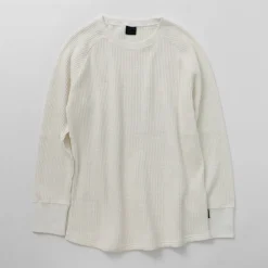 GOHEMP / Hemp Waffle BASIC Raglan Crew