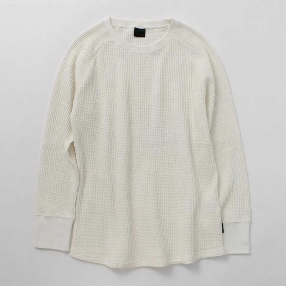 GOHEMP / Hemp Waffle BASIC Raglan Crew