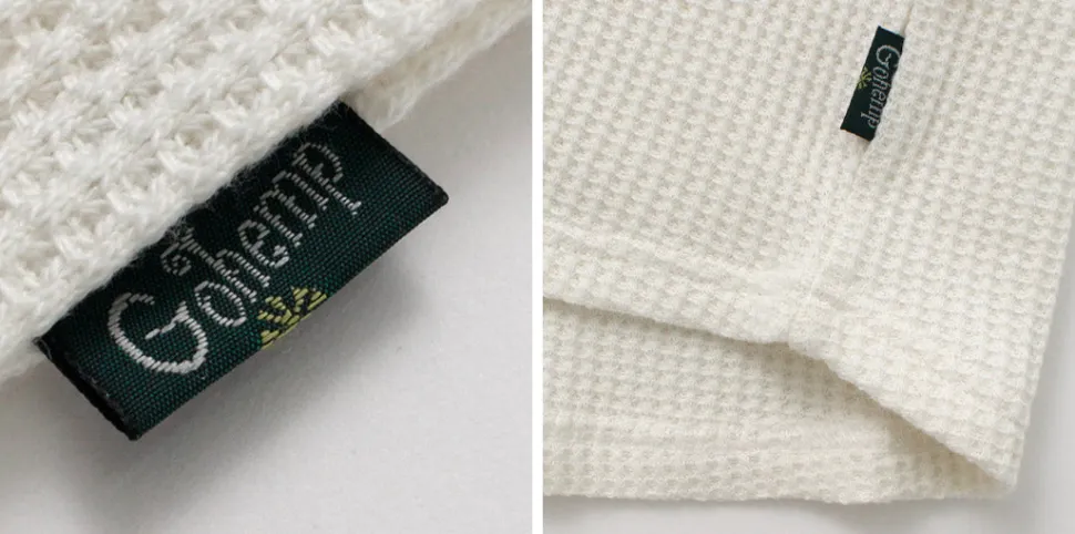 GOHEMP / Hemp Waffle BASIC Raglan Crew