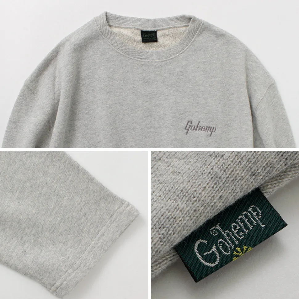 GOHEMP / Loose Round 7/10 Sleeve Light Ounce Sweat T-Shirt