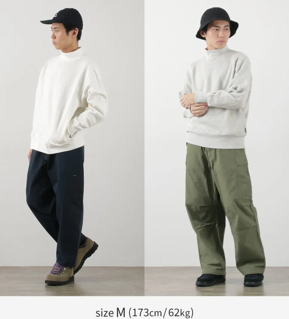 GOHEMP / Mock Neck Sweatshirt