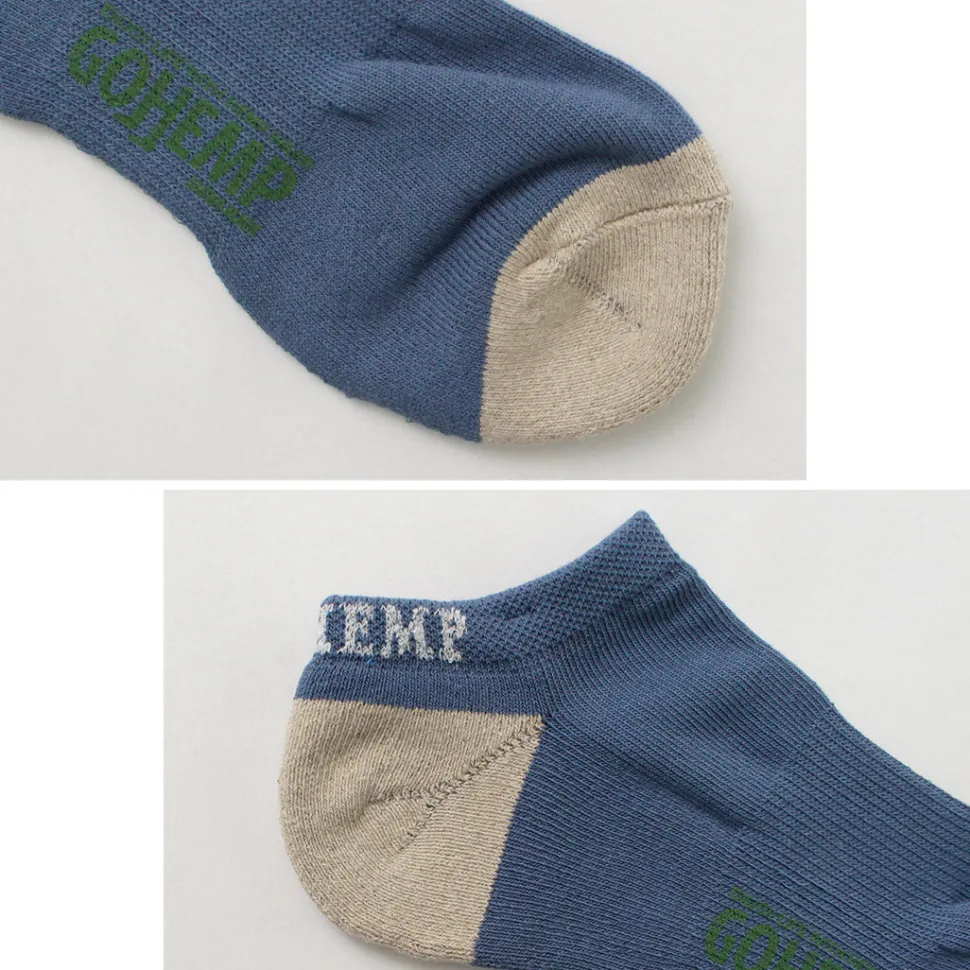 GOHEMP / Panel Pile Ankle Socks