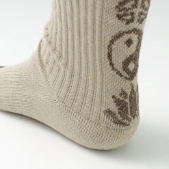 GOHEMP / Patterned Pile Crew Socks