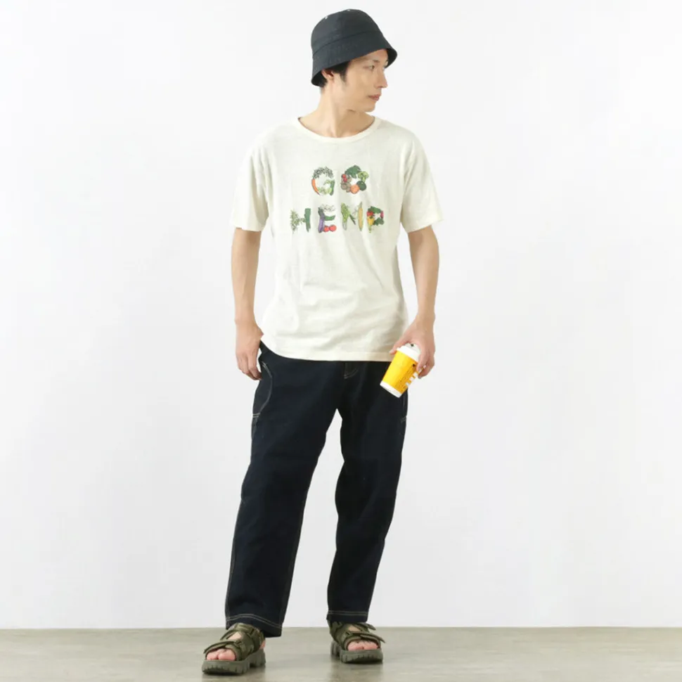 GOHEMP / VEGE & HERB LOGO BASIC S/SL TEE