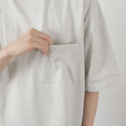 GOHEMP / Wide slit T-shirt Heather