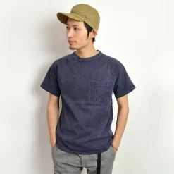 GOOD ON / GOST1101 Raglan heavy pocket T-shirt short sleeve