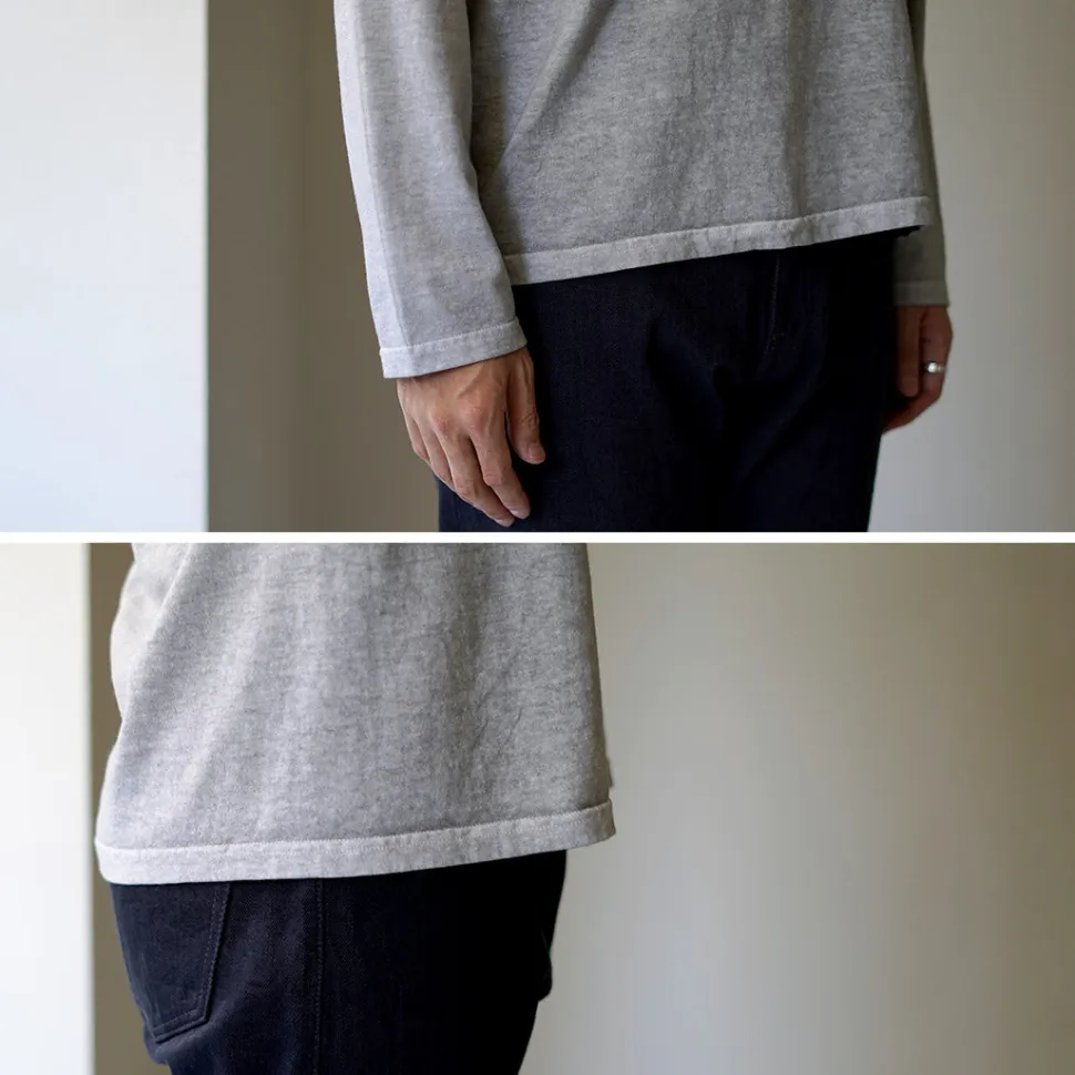 GOOD ON / Long Sleeve Henley Neck T-Shirt
