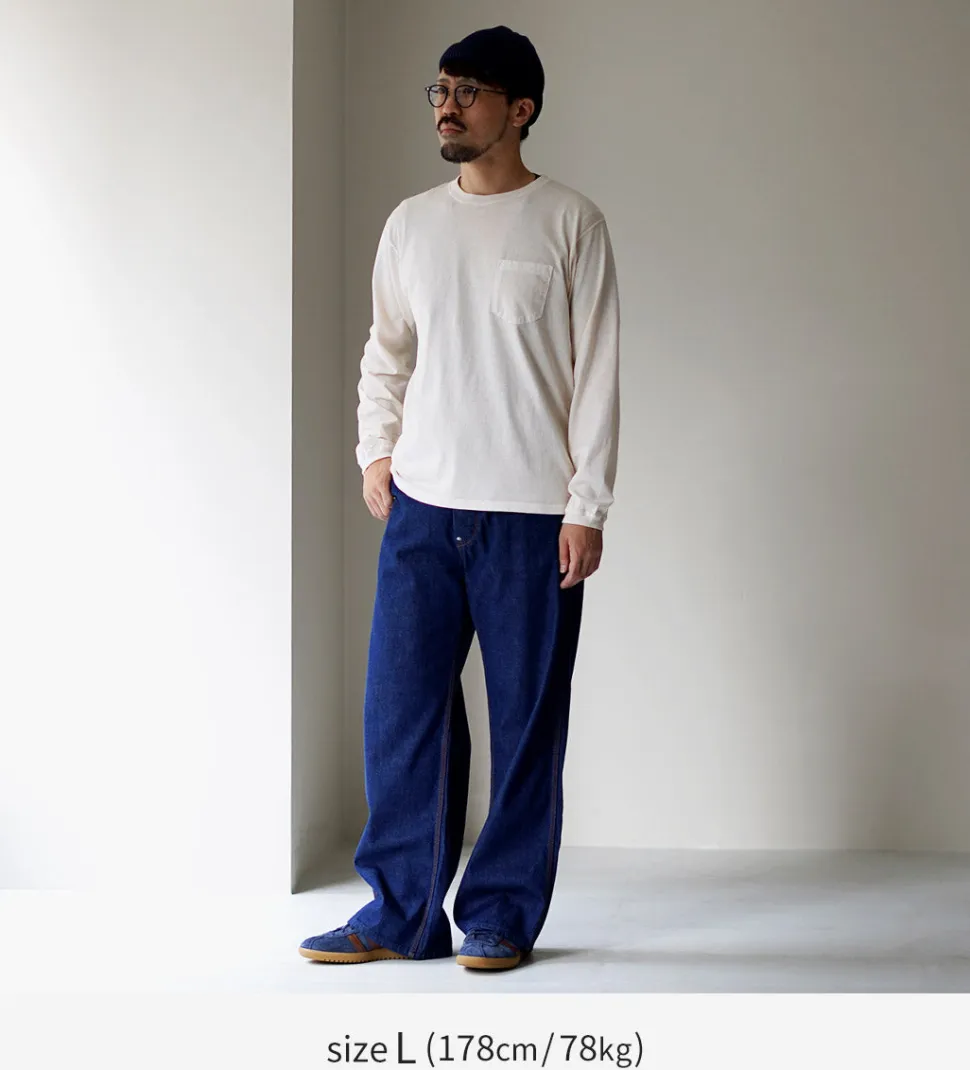 GOOD ON / Long Sleeve Pocket Crew T-Shirt