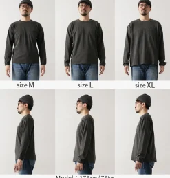GOOD ON / Long Sleeve Pocket Crew T-Shirt