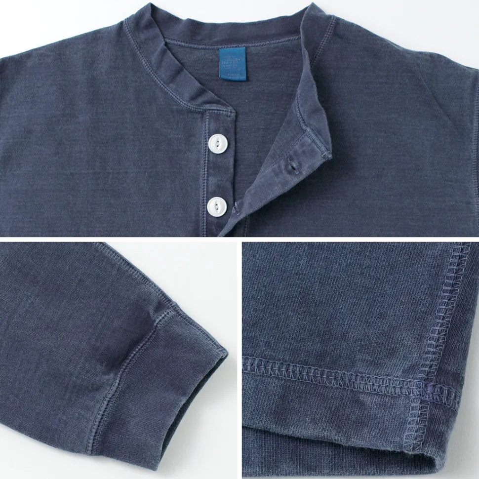 GOOD ON / L/S heavy henley T