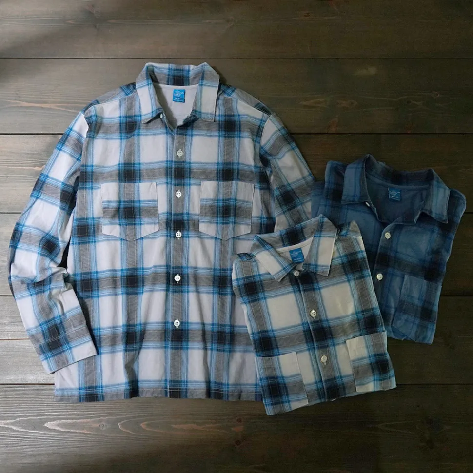 GOOD ON / Ombre Long Sleeve Open Shirt