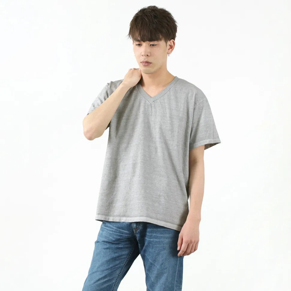 GOOD ON / Short sleeve V-neck T-shirt