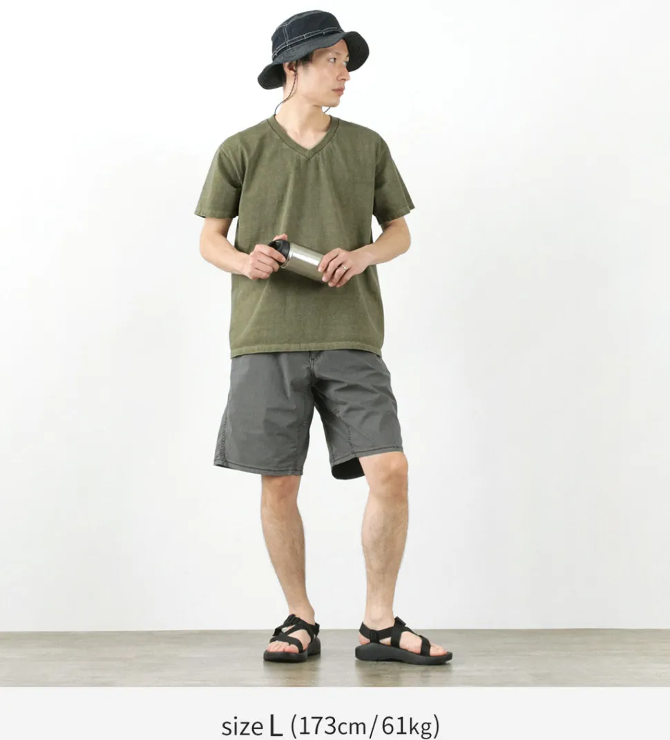 GOOD ON / Short sleeve V-neck T-shirt