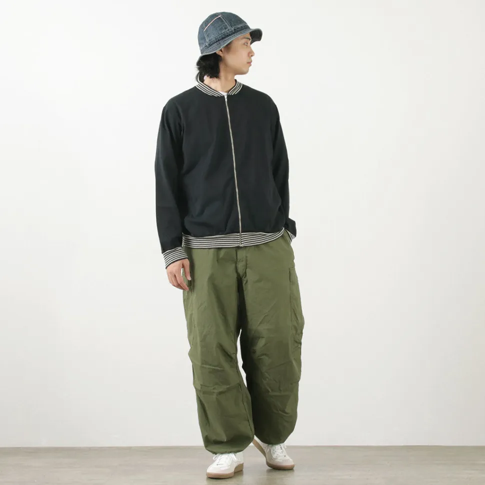 GOOD ON / Striped Rib Tee Track Jacket