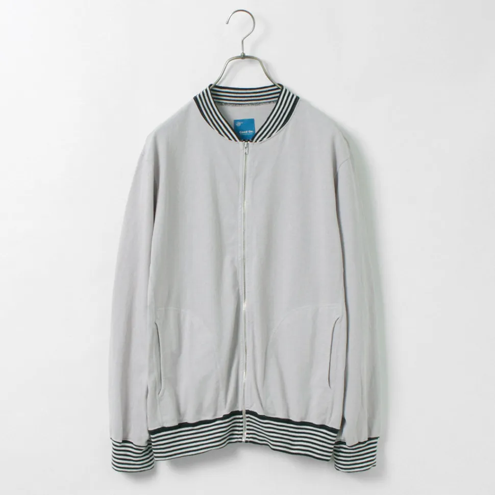 GOOD ON / Striped Rib Tee Track Jacket