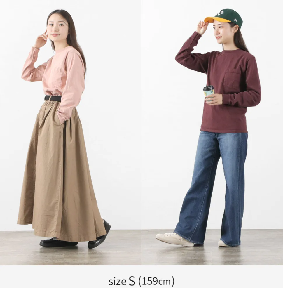 GOODWEAR / Crew Neck Pocket T-Shirt Long Sleeve