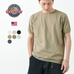 GOODWEAR / Crew Neck Short Sleeve T-Shirt Cuff and Hem Rib