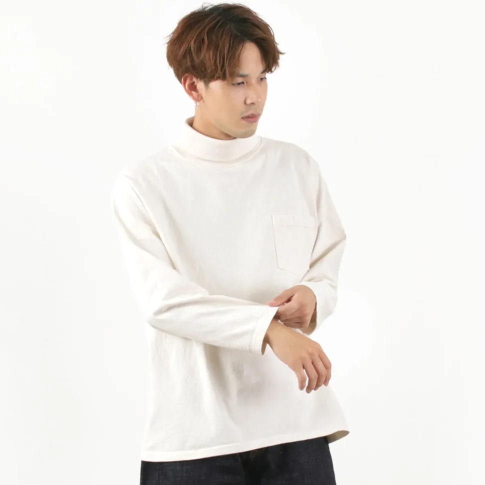 GOODWEAR / Long Sleeve Turtle Neck Pocket Tee