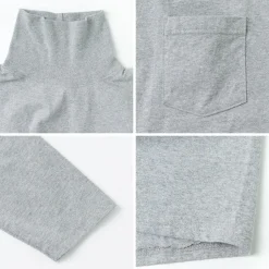 GOODWEAR / Long Sleeve Turtle Neck Pocket Tee