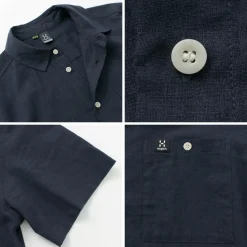 HAGLOFS / Curious Hemp Short Sleeve Shirt