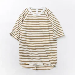 HAVE A GOOD DAY / Stripe Loose Short Sleeve T-Shirt