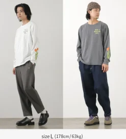 HAVE A GRATEFUL DAY / Tulip & Logo Long Sleeve T-shirt