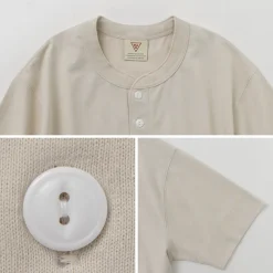 HEALTHKNIT / HEALTHKNIT x RAGHenry Neck T-shirt