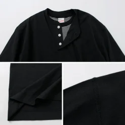 HEALTHKNIT / 2 Pack T-Shirt 7/10 Sleeve + Long Sleeve Waffle