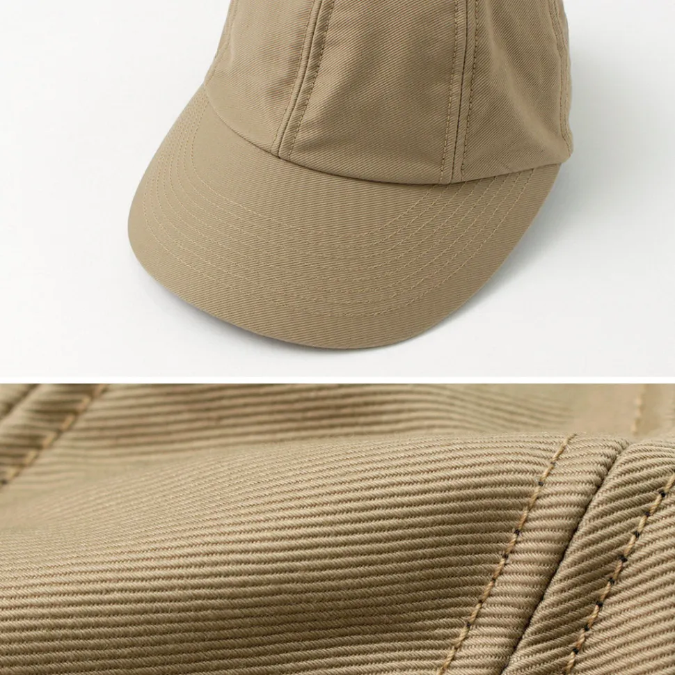 HICOSAKA / Chino Big Visor 8 Panel Cap