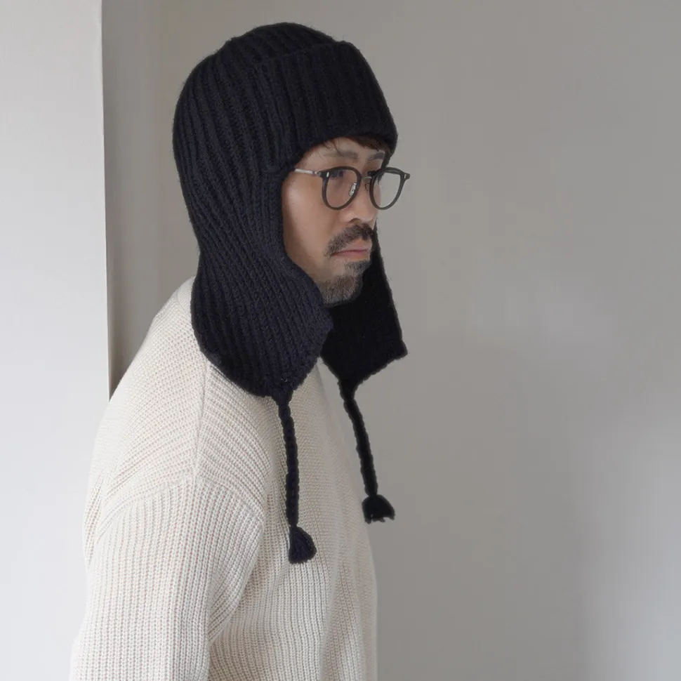 HICOSAKA / Knit Flight Cap