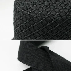 HICOSAKA / Paper Knit Bucket Ribbon Hat