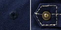 HIGHER / Blue Selvage Denim Cinchback Cap