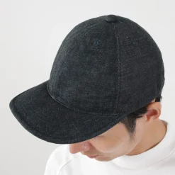 HIGHER / Denim multi-panel cap