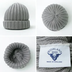 HIGHLAND 2000 / Cotton 2×2 ribbed bobby cap