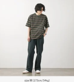 ILL ONE EIGHTY / Retro stripe T-shirt