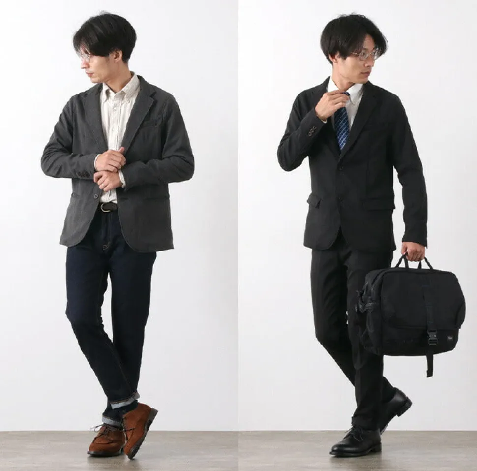 JAPAN BLUE JEANS / Full flannel serge tailored jacket