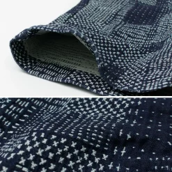 JAPAN BLUE JEANS / Indigo quilted coat Style Sweatshirt Shorts