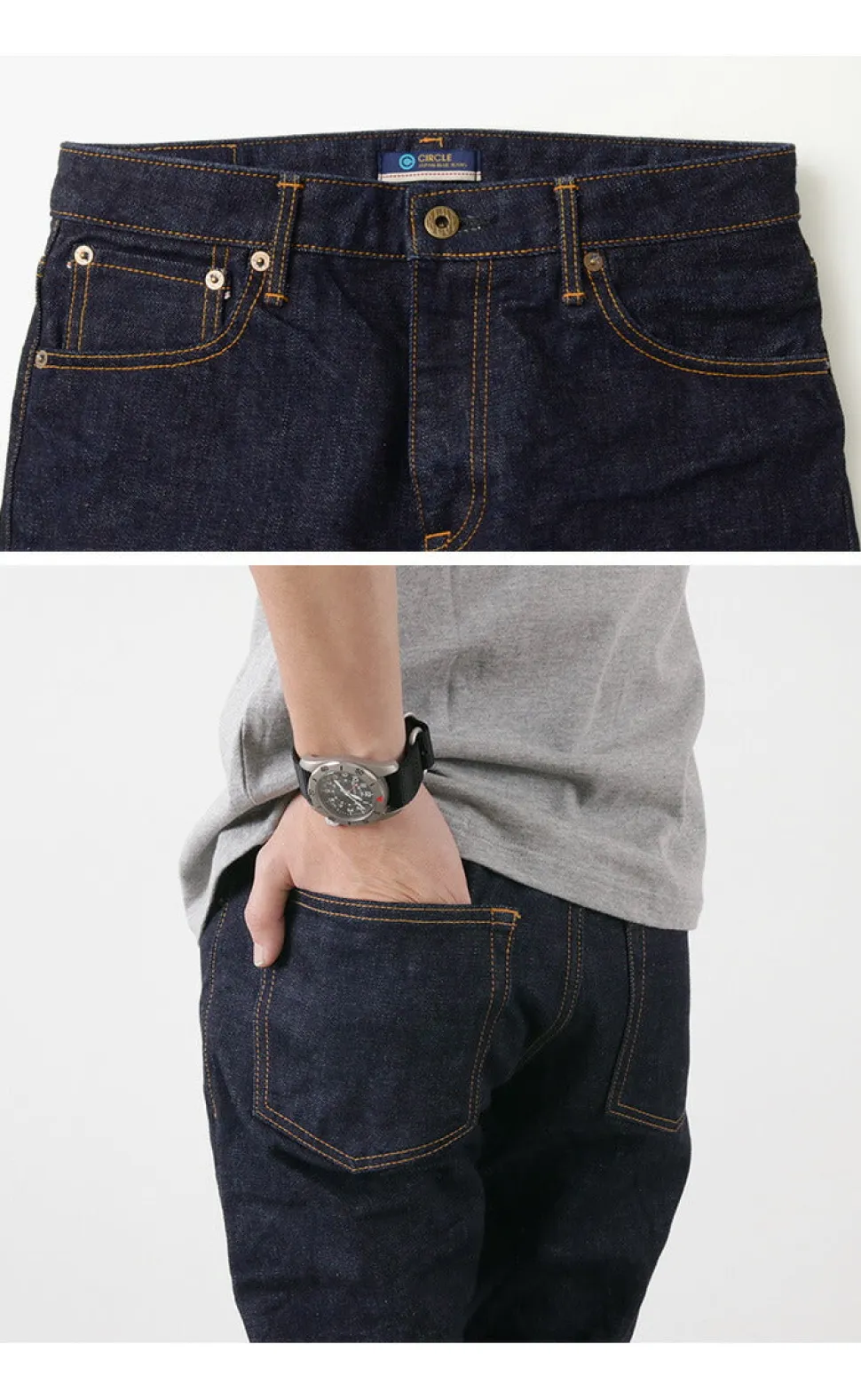 JAPAN BLUE JEANS / J401 Circle 14.8 oz. classic straight jeans