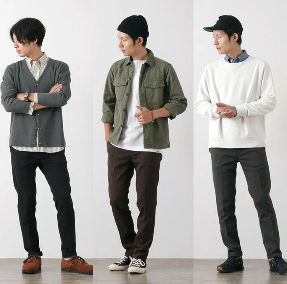 JAPAN BLUE JEANS / Officer Tapered Full Flanser Trousers