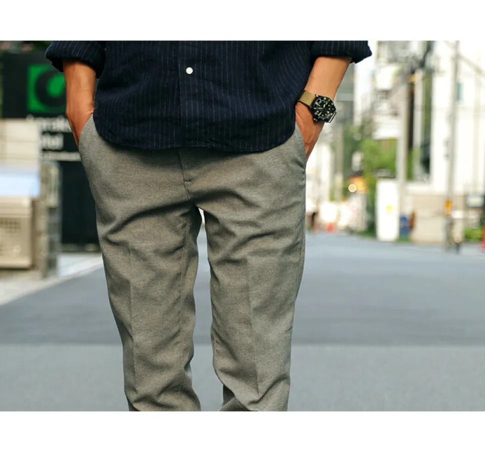 JAPAN BLUE JEANS / Officer Tapered Full Flanser Trousers